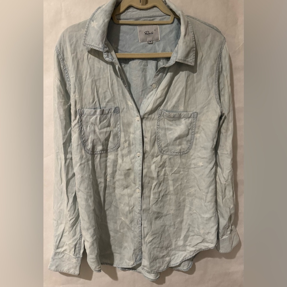 Light Blue Button-Up Shirt